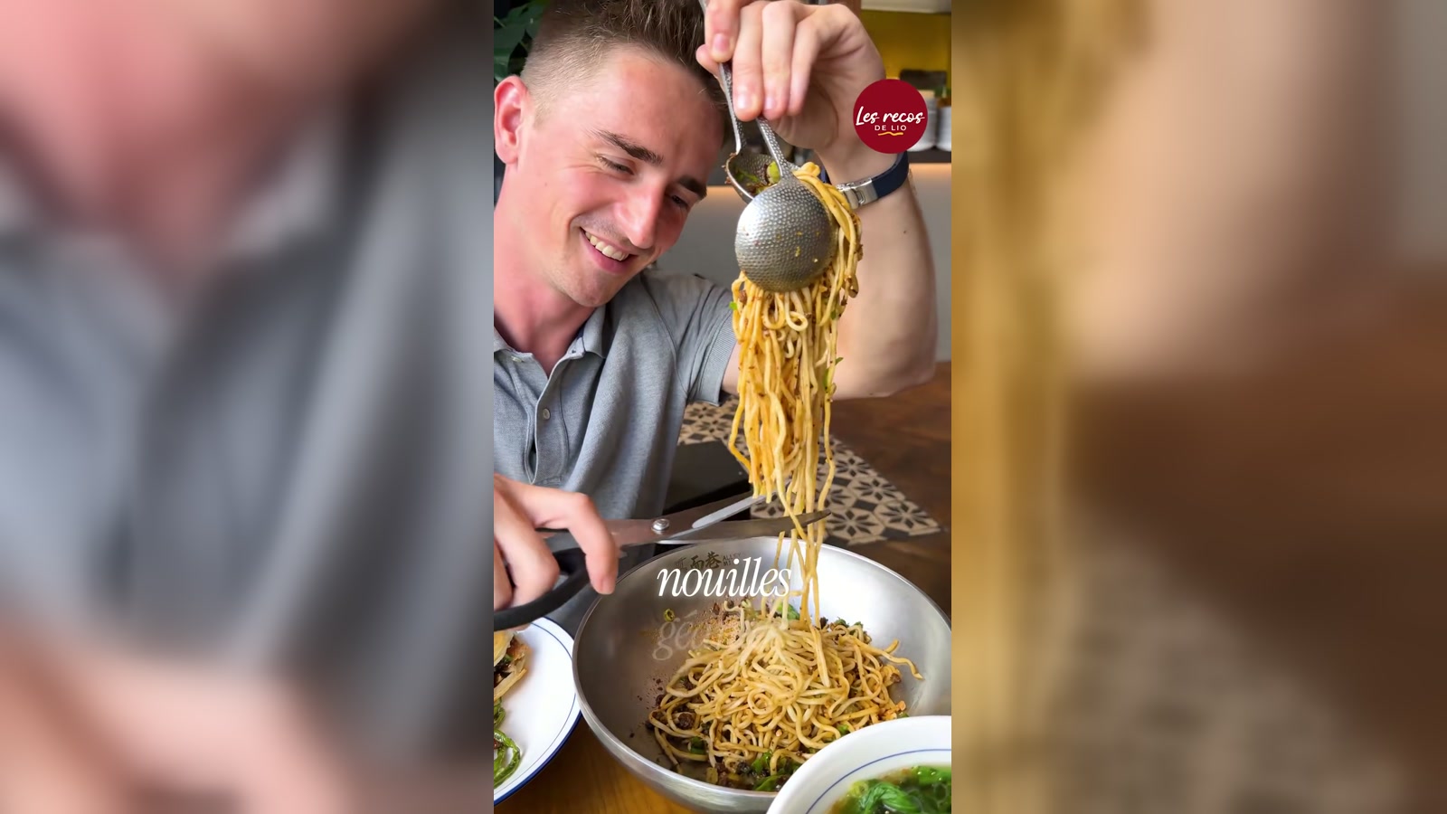 Lionel Bertrand discovers Alley Mian’s house-made noodles in central Brussels